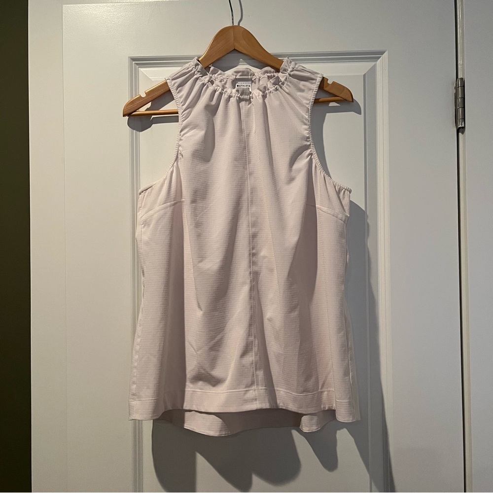 Athleta Ruffled Sleeveless Blouse